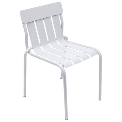 Fermob Stripe Side Chair - Set of 2 - Color: White - 326001