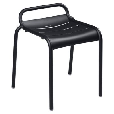 FRM2553371 Fermob Luxembourg Stool - Set of 4 - Color: Black  sku FRM2553371