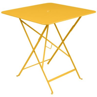 FRM2408247 Fermob Bistro Square Folding Table - Color: Yellow sku FRM2408247