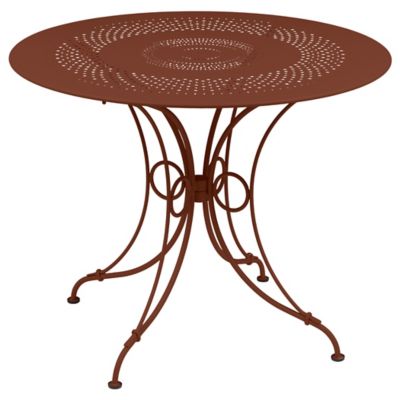 FRM1833676 Fermob 1900 Table - Color: Red - Size: 38-In - 224 sku FRM1833676