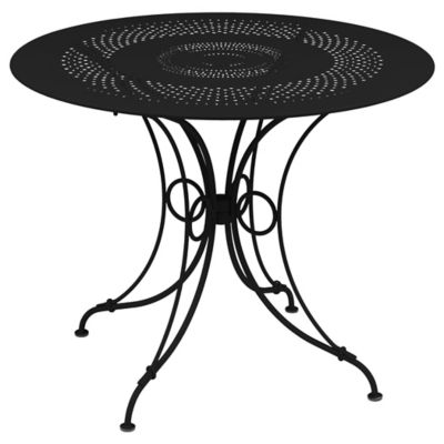 FRM1833658 Fermob 1900 Table - Color: Black - Size: 38-In - 2 sku FRM1833658