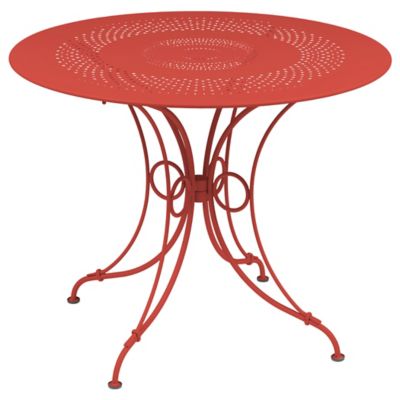 Fermob 1900 Table - Color: Orange - Size: 38-In - 224045