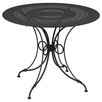 Fermob 1900 Table - Color: Black - Size: 38-In - 224047