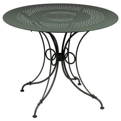 Fermob 1900 Table - Color: Green - Size: 38-In - 224048