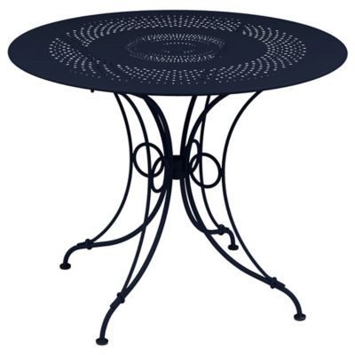 FRM1833671 Fermob 1900 Table - Color: Blue - Size: 38-In - 22 sku FRM1833671