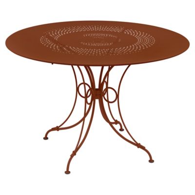 Fermob 1900 Table - Color: Red - Size: 46-In - 224120