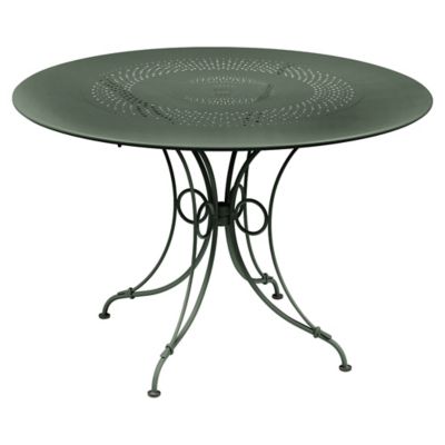 Fermob 1900 Table - Color: Green - Size: 46-In - 224148