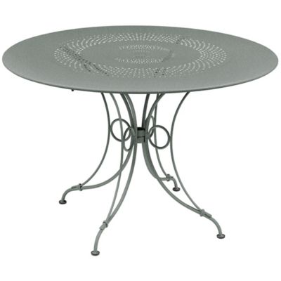 Fermob 1900 Table - Color: Grey - Size: 46-In - 2241C7