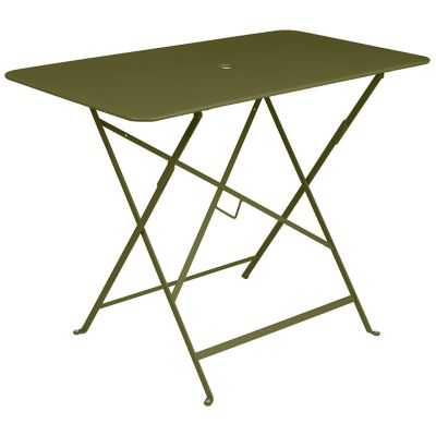 Fermob Bistro Rectangle Folding Table - Color: Green - Size: 38 x 22 -