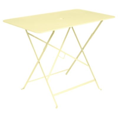 Fermob Bistro Rectangle Folding Table - Color: Yellow - Size: 38 x 22 