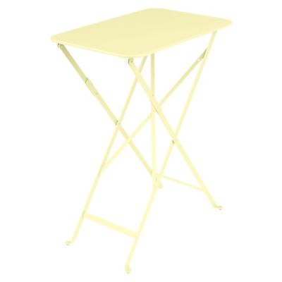 Fermob Bistro Rectangle Folding Table - Color: Yellow - Size: 15 x 22 