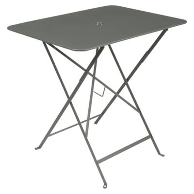 Fermob Bistro Rectangle Folding Table - Color: Grey - Size: 30 x 22 - 