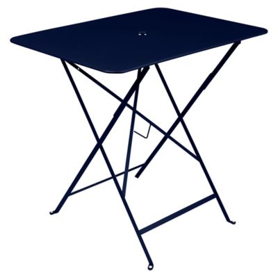 Fermob Bistro Rectangle Folding Table - Color: Blue - Size: 30 x 22 - 