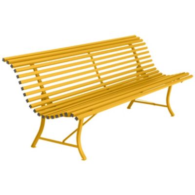 FRM2413130 Fermob Louisiane Bench - Color: Yellow - Size: 80  sku FRM2413130