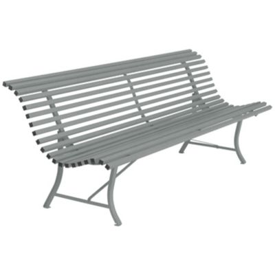 Fermob Louisiane Bench - Color: Grey - Size: 80 - 1001C7