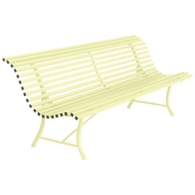 FRM2413129 Fermob Louisiane Bench - Color: Yellow - Size: 80  sku FRM2413129