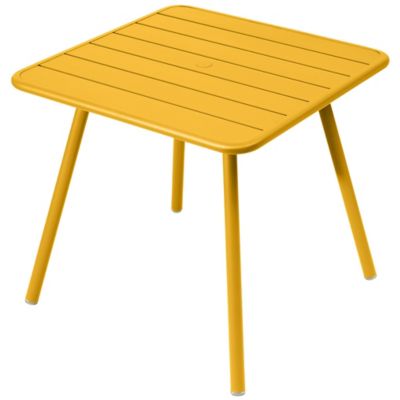 FRM2408716 Fermob Luxembourg 4 Leg Square Table - Color: Yell sku FRM2408716