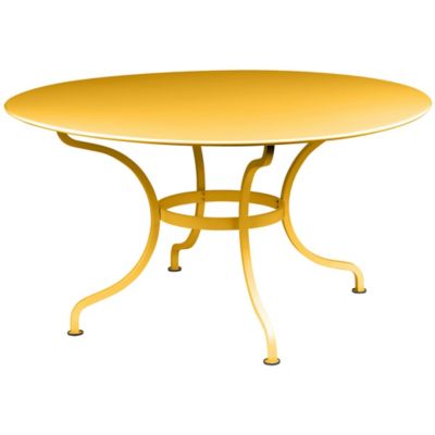 Fermob Romane Round Table - Color: Yellow - Size: 55 - 2131C6