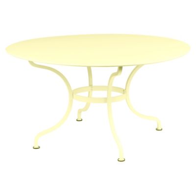 Fermob Romane Round Table - Color: Yellow - Size: 55 - 2131A6