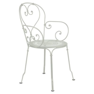 Fermob 1900 Armchair - Set of 2 - Color: Grey - 2202A5