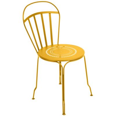 Fermob Louvre Side Chair - Set of 2 - Color: Yellow - 0801C6