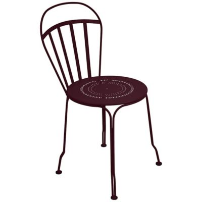 Fermob Louvre Side Chair - Set of 2 - Color: Red - 0801B9