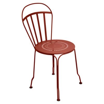 FRM2551414 Fermob Louvre Side Chair - Set of 2 - Color: Red - sku FRM2551414