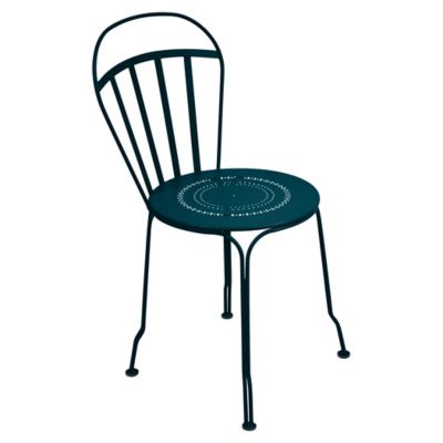 FRM2551417 Fermob Louvre Side Chair - Set of 2 - Color: Blue  sku FRM2551417