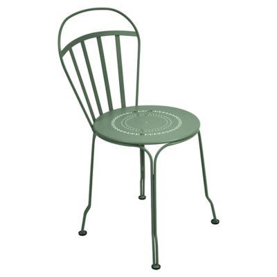 FRM2551412 Fermob Louvre Side Chair - Set of 2 - Color: Green sku FRM2551412