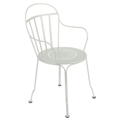 Fermob Louvre Armchair - Set of 2 - Color: Grey - 0802A5