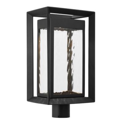 Visual Comfort Studio Urbandale 1-Light Outdoor LED Post Lantern in Textured