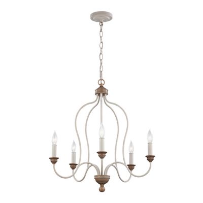 Generation Lighting Hartsville 5 Light Chandelier - Color: Clear - F2998/5C