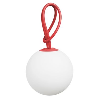 Fatboy Bolleke Rechargeable Hanging Outdoor LED Pendant Light - Color: Red 
