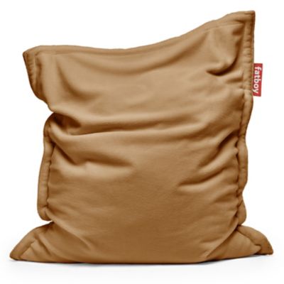 Fatboy Original Slim Teddy Bean Bag Chair - Color: Beige - SLM-TDY-LAT