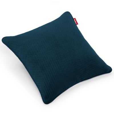 Fatboy Square Recycled Royal Velvet Pillow - Color: Blue - SQU-RYVL-DPS