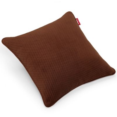 Fatboy Square Recycled Royal Velvet Pillow - Color: Brown - SQU-RYVL-TBC