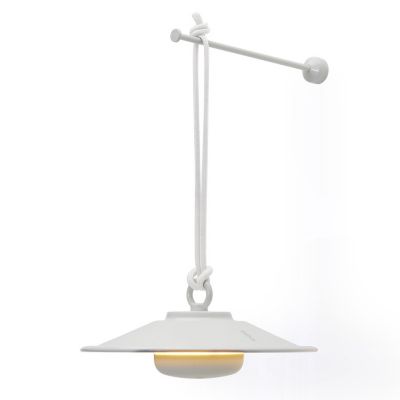 Fatboy Chap-O Outdoor LED Hanging Lamp - Color: White - CHAPO-DES