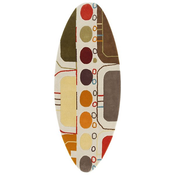 Surf Malibu Mediterraneo Rug - Color: Multicolor - Size: 1 ft 10"" x 4 ft 11"" - Gan Rugs 100766