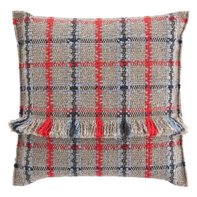 Garden Layers Outdoor Tartan Big Pillow