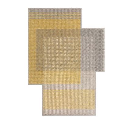 Gan Rugs Canevas Geo Area Rug - Color: Grey - 141506