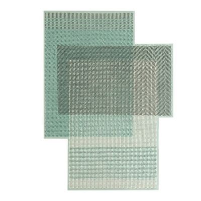 Gan Rugs Canevas Geo Area Rug - Color: Green - 141507