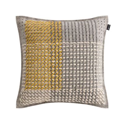 Gan Rugs Canevas Geo Pillow - Color: Grey - 141512