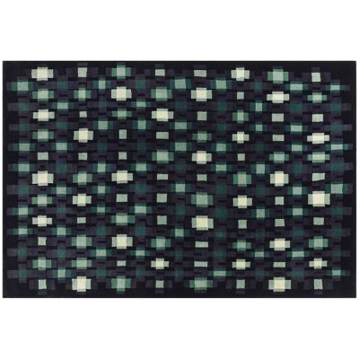 Echo Area Rug - Color: Green - Size: 9 ft 10"" x 13 ft 2"" - Gan Rugs 269180