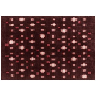 Echo Area Rug - Color: Red - Size: 9 ft 10"" x 13 ft 2"" - Gan Rugs 269177