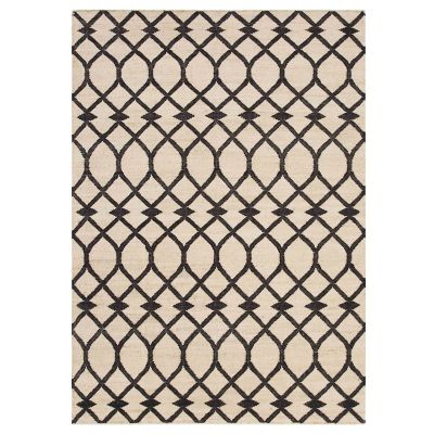 Rodas Area Rug - Color: Black - Size: 6 Ft 8 In X 9 Ft 10 In - Gan Rugs 167005