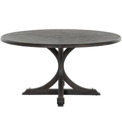 Gabby Adams Round Dining Table in Brown