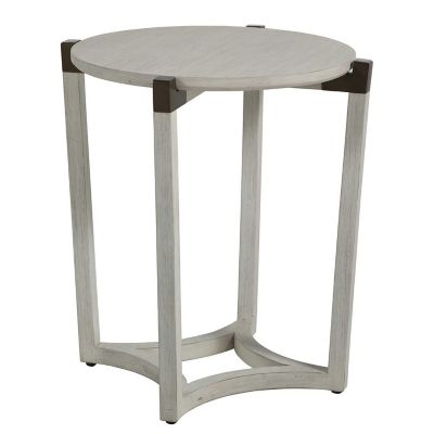 Gabby Mills Side Table in White