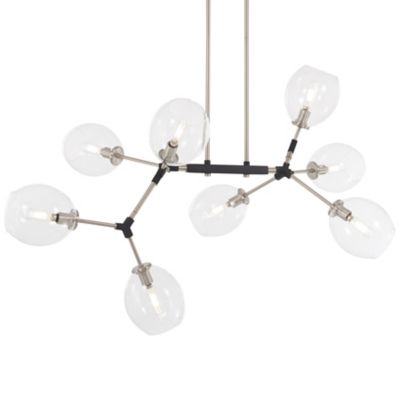 George Kovacs Nexpo Linear Chandelier - Color: White - Size: 8 light - P136