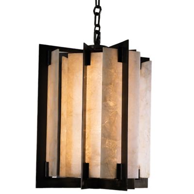 Global Views Quartz Pendant Light - Color: Bronze - Size: Large - 7.90643