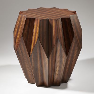 Global Views Origami Side Table - Color: Brown - 2363